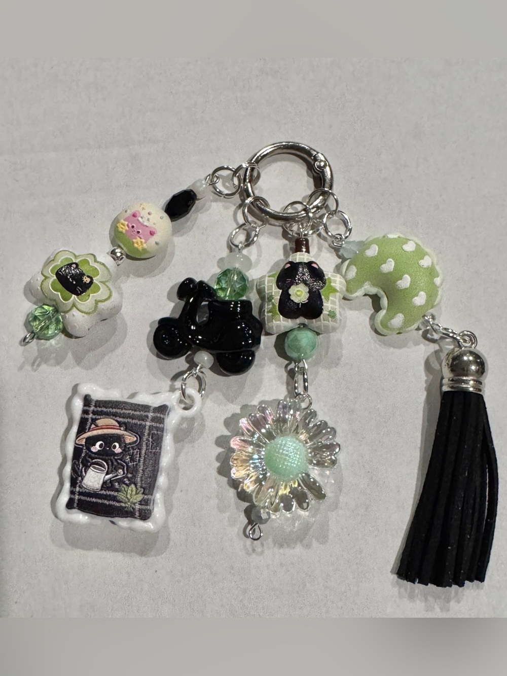 Jiji Black cat bag charm
